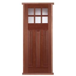 Pattern 664 Hardwood Pre-hung Door Set
